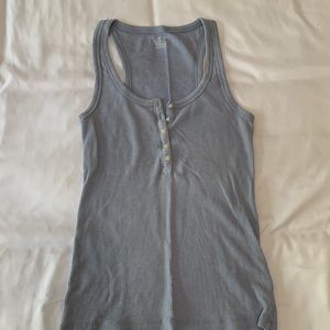 Aerie Henley waffle Tank Top